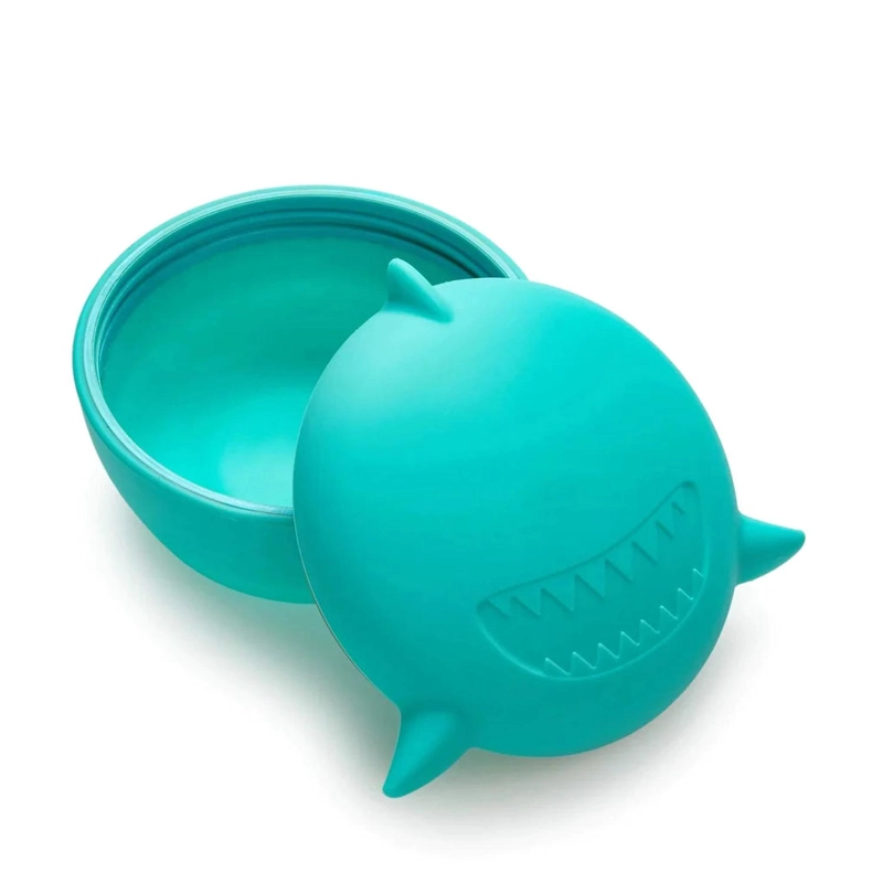 BOWL MELII 12800 SILICONA TIBURON AZUL - 2