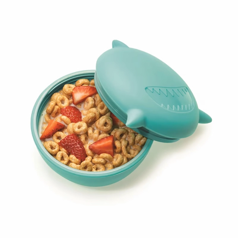 BOWL MELII 12800 SILICONA TIBURON AZUL - 3