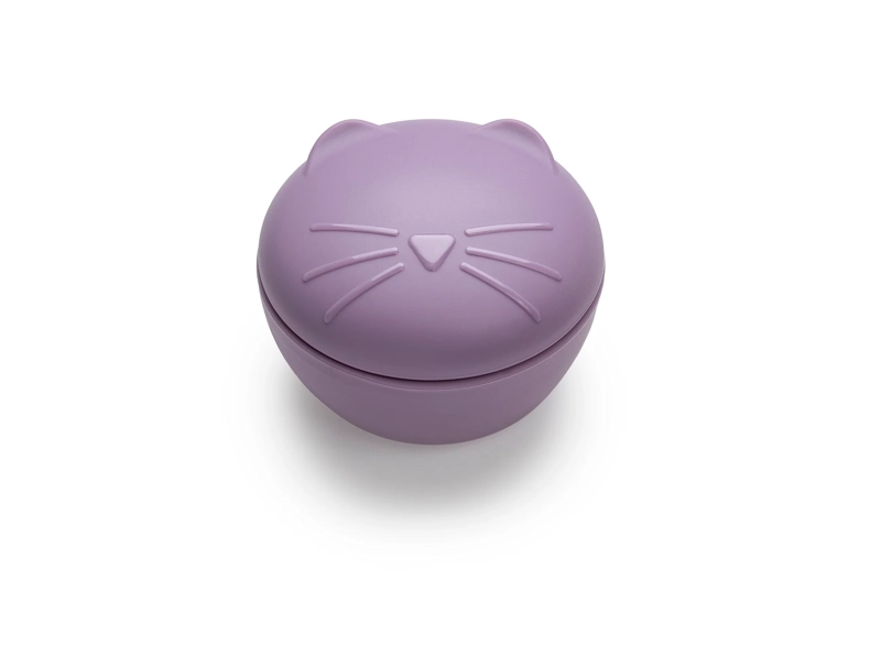 BOWL MELII 12600 SILICONA GATO MORADO - 1