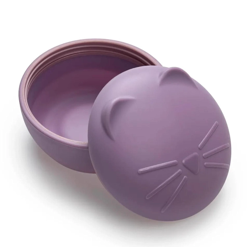 BOWL MELII 12600 SILICONA GATO MORADO - 2