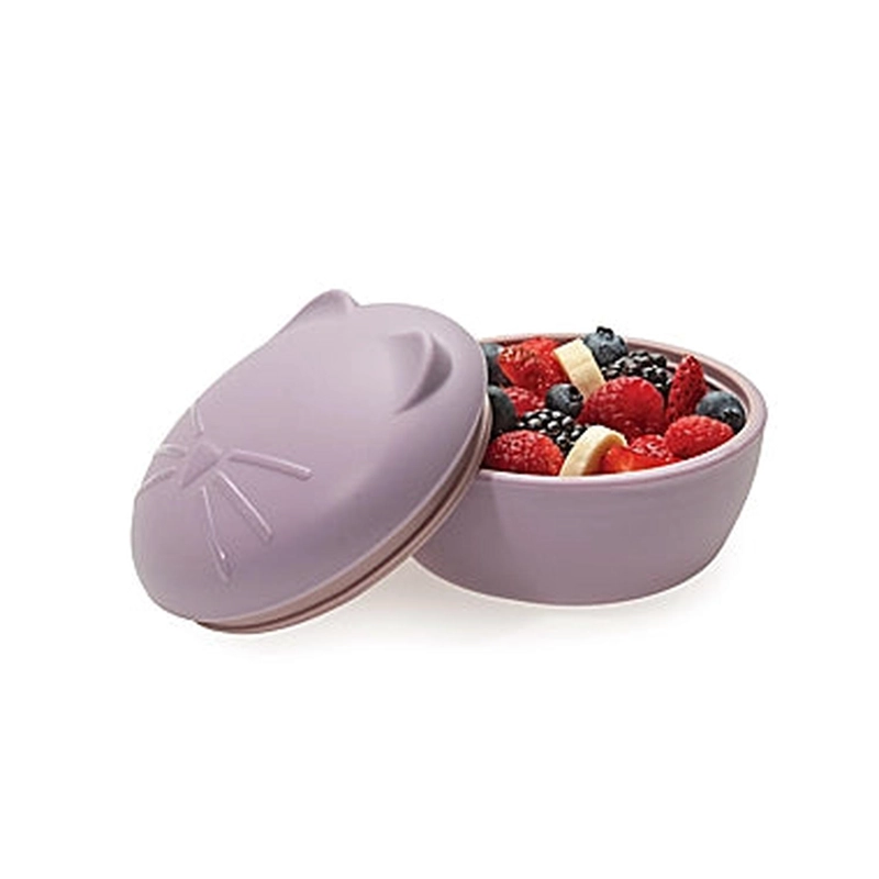 BOWL MELII 12600 SILICONA GATO MORADO - 3