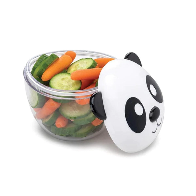 PACK X2 CONTENEDOR MELII 14700 SNACKS OSO Y PANDA MULTICOLOR - 3