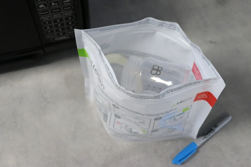 BOLSAS ESTERILIZADORAS BBLUV BLANCO DE VAPOR RÁPIDO PARA MICROONDAS STEÄM - 2