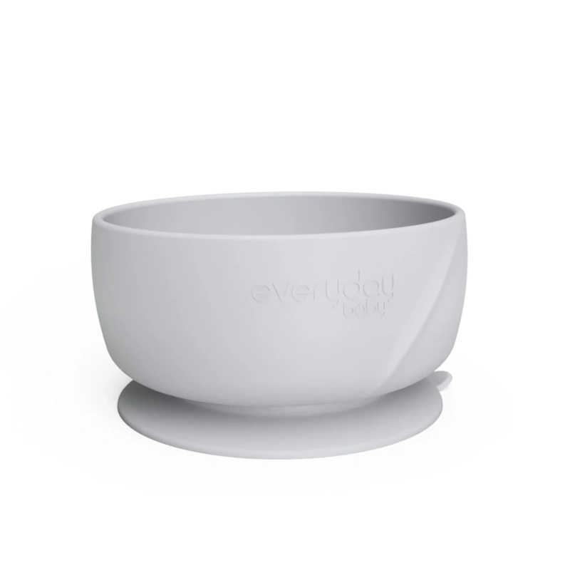 BOWL EVERYDAY BABY 10511 SILICONA CON VENTOSA GRIS - 1