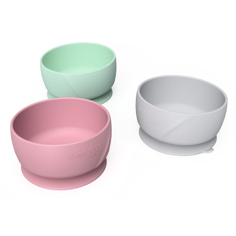 BOWL EVERYDAY BABY 10511 SILICONA CON VENTOSA GRIS - 5
