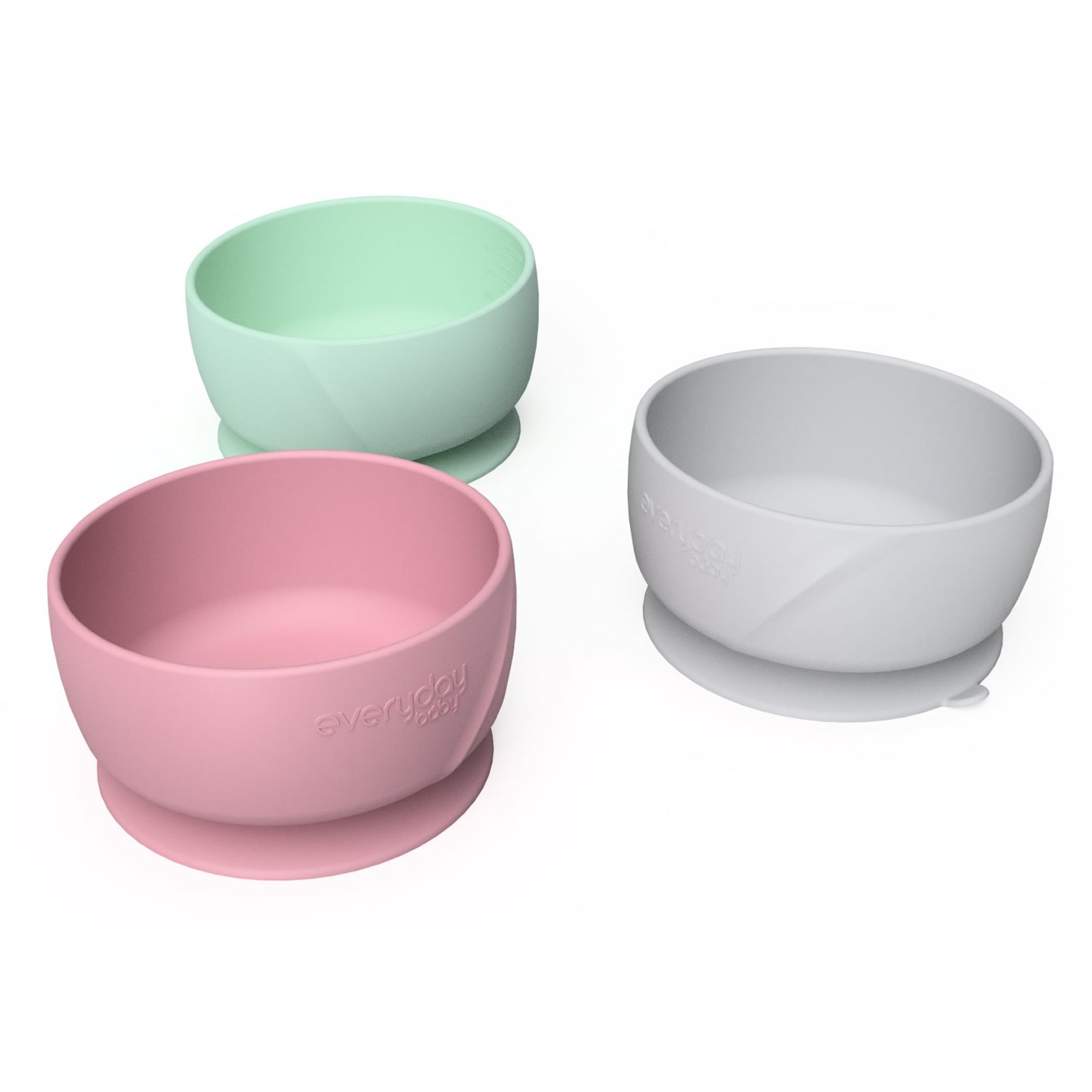 BOWL EVERYDAY BABY 10511 SILICONA CON VENTOSA GRIS - 5
