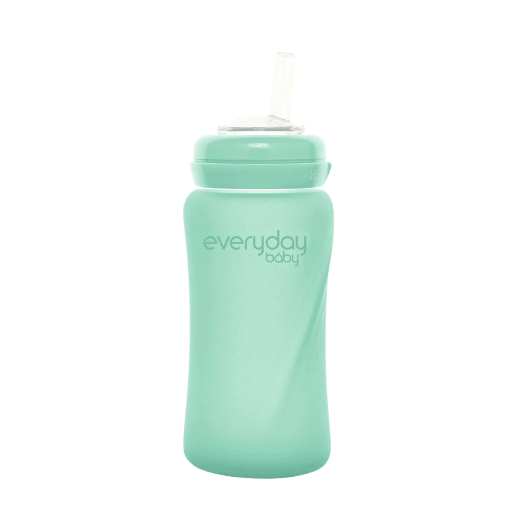 MAMADERA EVERYDAY BABY 10389 VIDRIO CON BOMBILLA 240 ML - 1