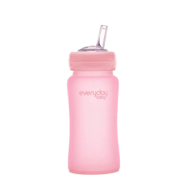 MAMADERA EVERYDAY BABY 10389 VIDRIO CON BOMBILLA 240 ML - 1