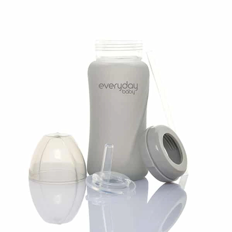 MAMADERA EVERYDAY BABY 10389 VIDRIO CON BOMBILLA 240 ML - 2