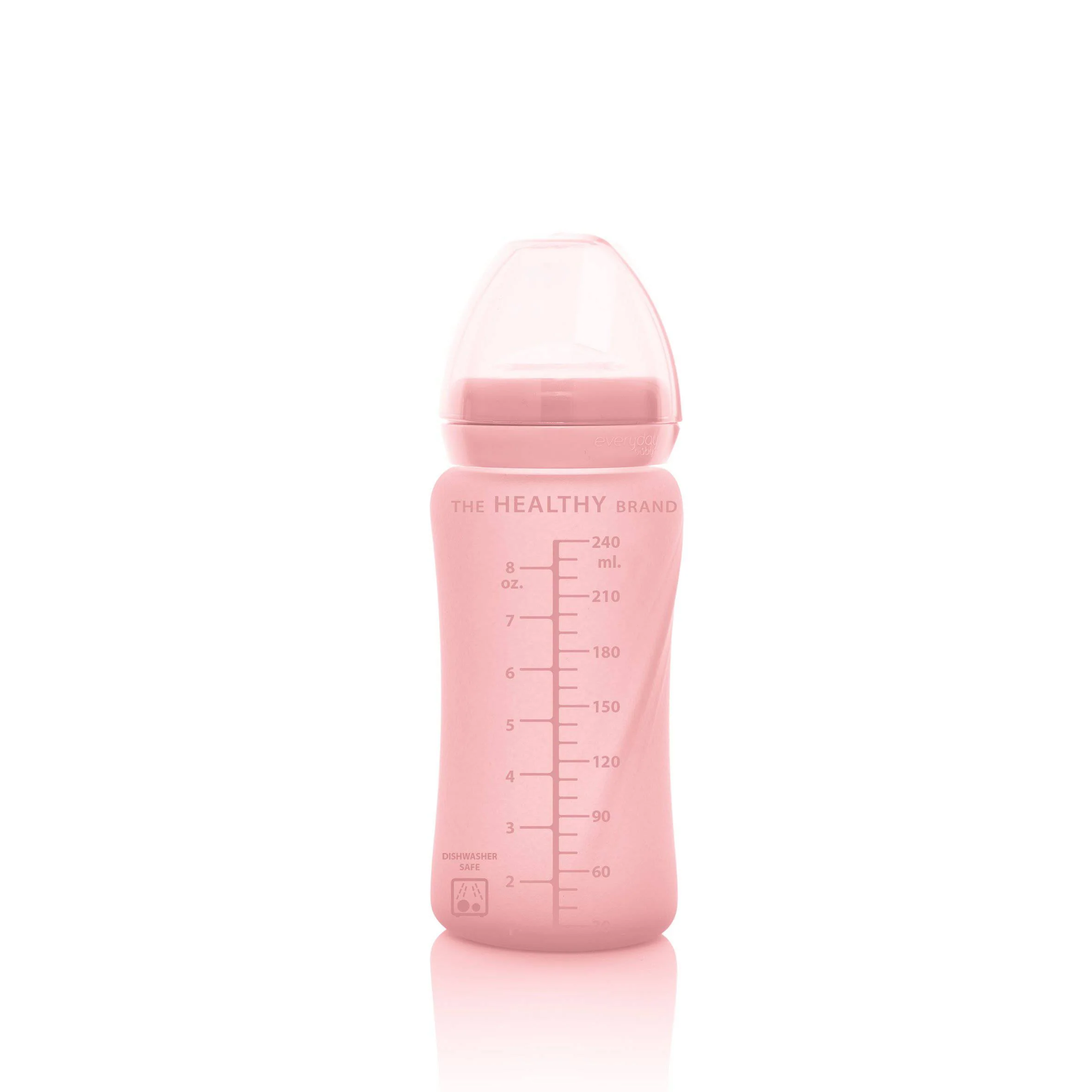 MAMADERA EVERYDAY BABY 10389 VIDRIO CON BOMBILLA 240 ML - 2
