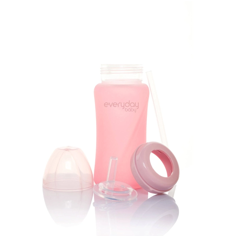 MAMADERA EVERYDAY BABY 10389 VIDRIO CON BOMBILLA 240 ML - 3