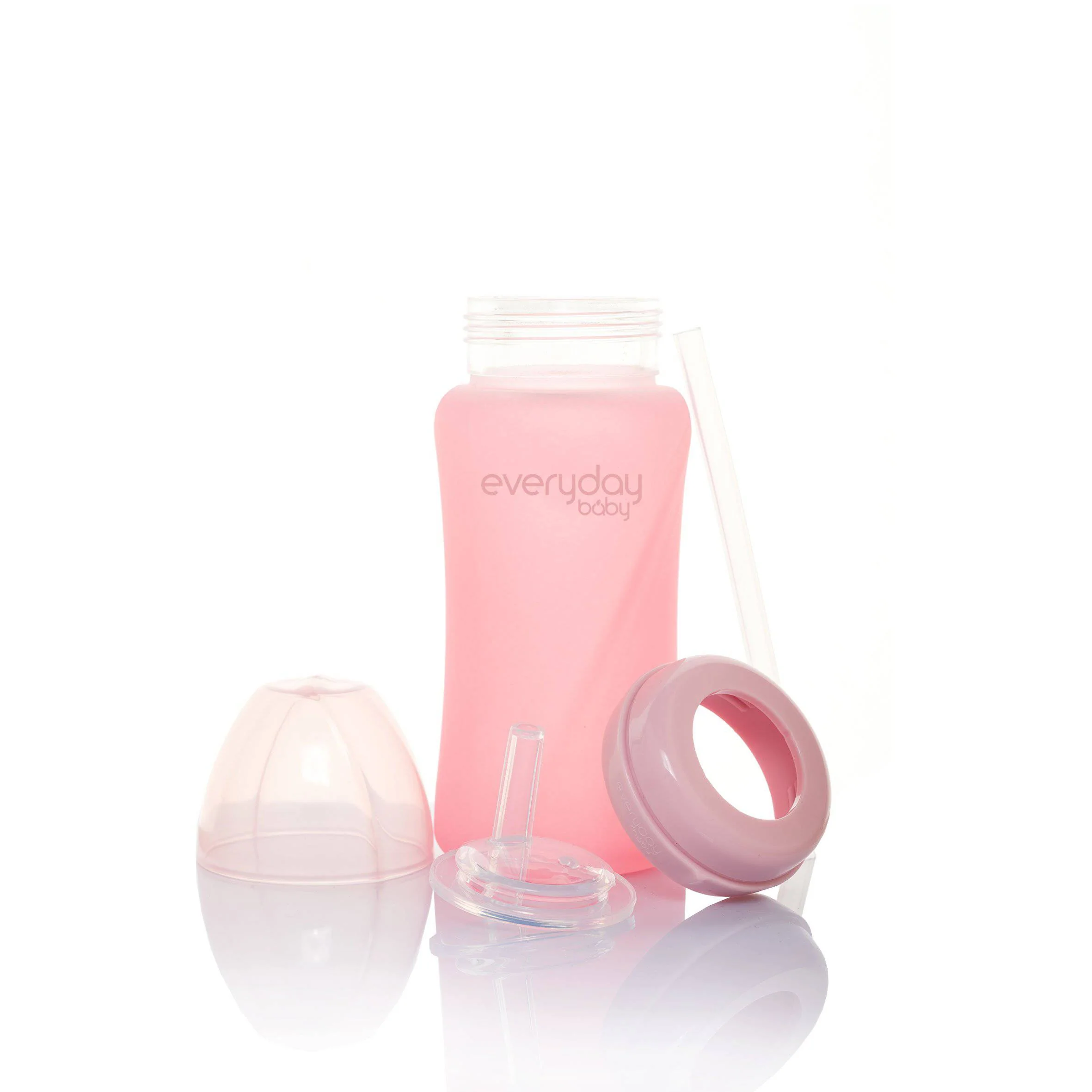 MAMADERA EVERYDAY BABY 10389 VIDRIO CON BOMBILLA 240 ML - 3