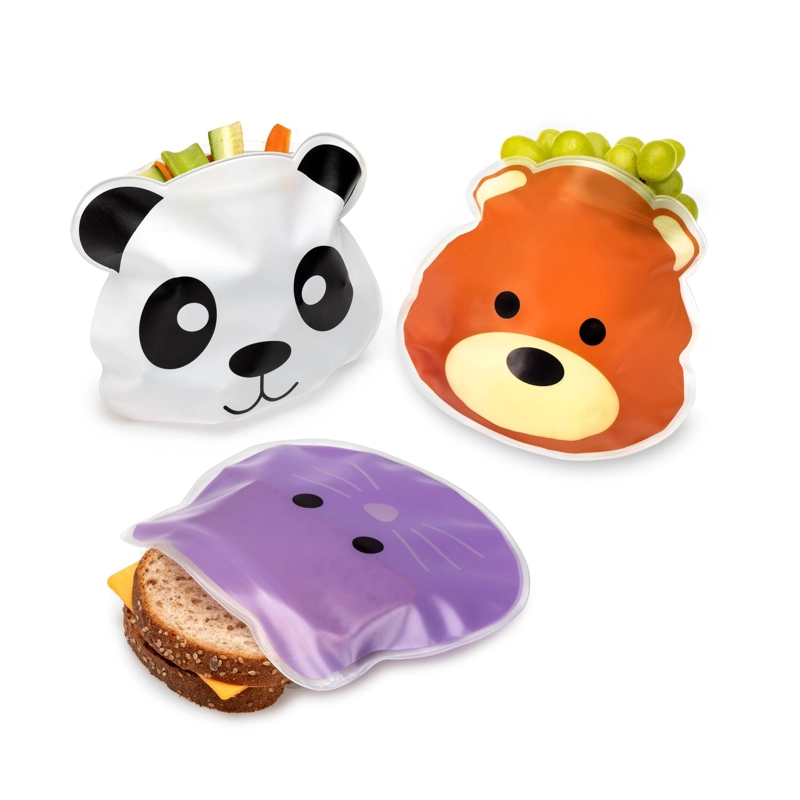 PACK X6 BOLSA MELII 17000 REUTILIZABLES SNACKS MULTICOLOR - 3