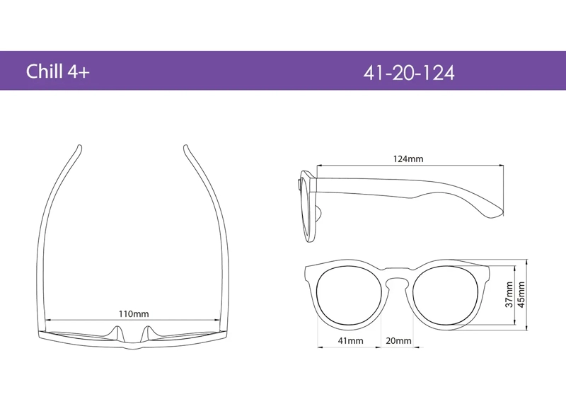 LENTES SOL REAL SHADES NIÑOS CHILL 4+ ANIMAL PRINT - 3