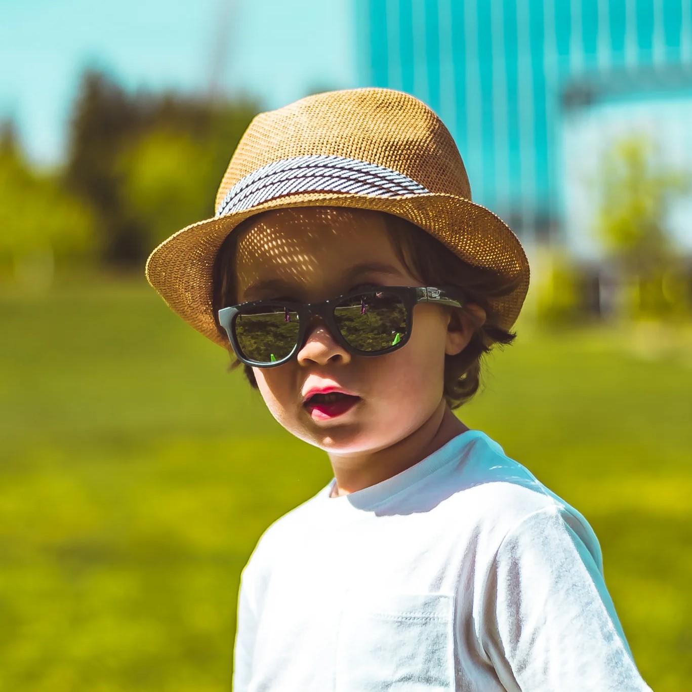 LENTES SOL REAL SHADES NIÑOS SURF 0+ ANIMAL PRINT - 4