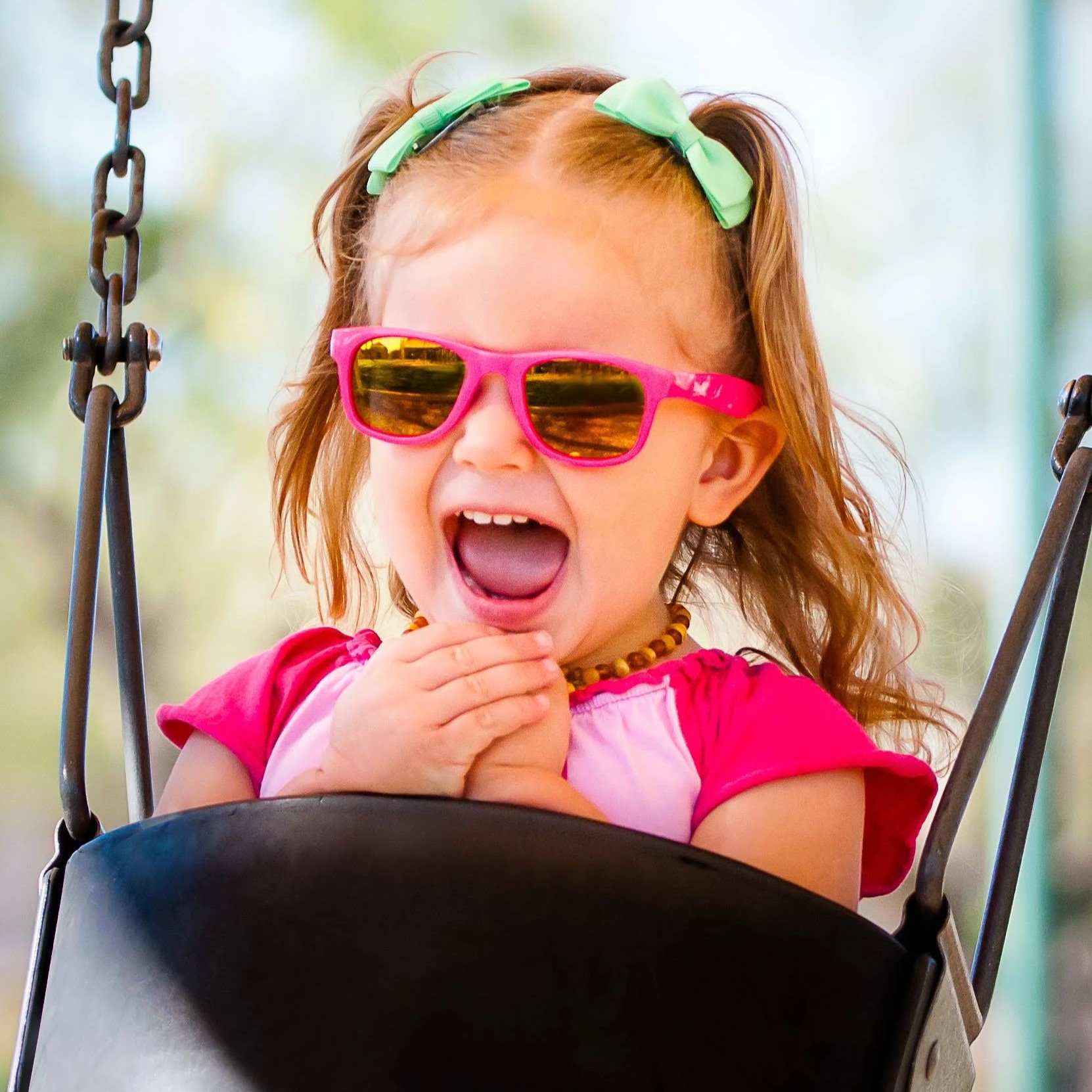LENTES SOL REAL SHADES NIÑOS SURF 0+ FUCSIA - 4