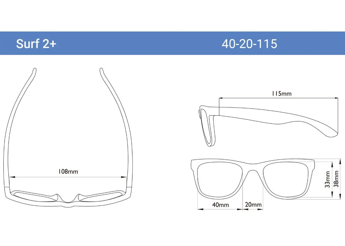 LENTES SOL REAL SHADES NIÑOS SURF 2+ BLANCO - 3