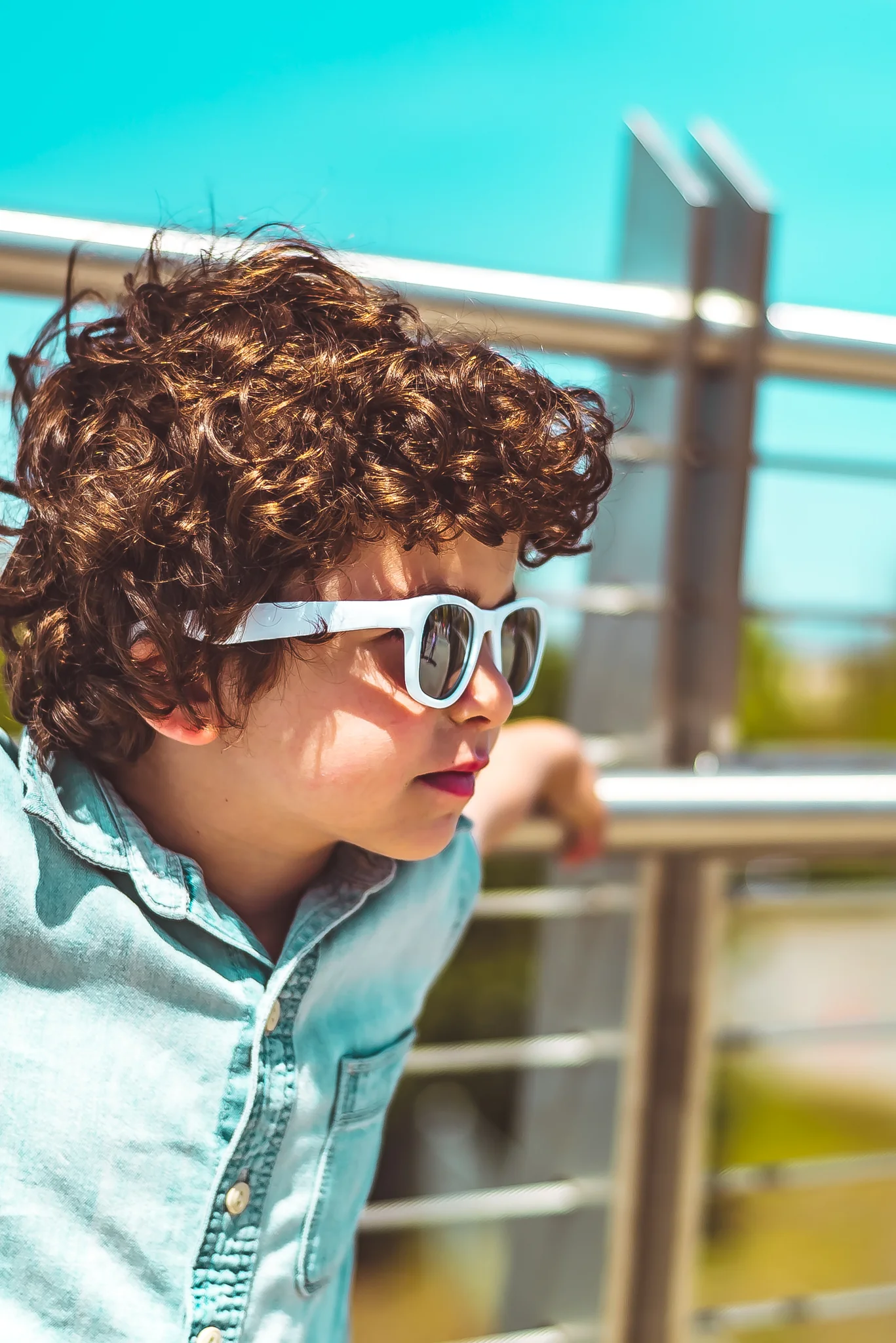 LENTES SOL REAL SHADES NIÑOS SURF 2+ BLANCO - 5