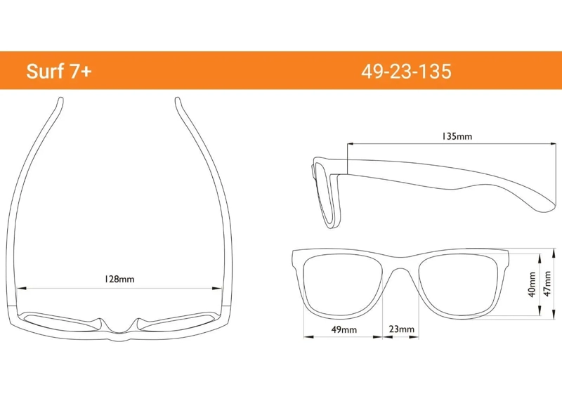 LENTES SOL REAL SHADES NIÑOS SURF 7+ ROSADO - 3