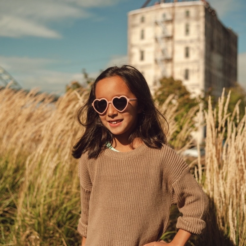 LENTES SOL REAL SHADES NIÑOS CORAZONES 4+ ROSADO - 2