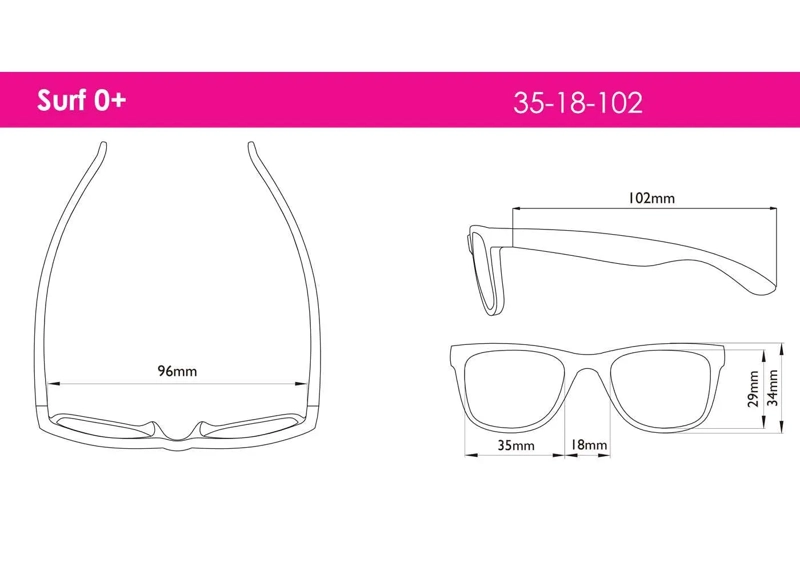 LENTES SOL REAL SHADES NIÑOS SURF 0+ AZUL - 3