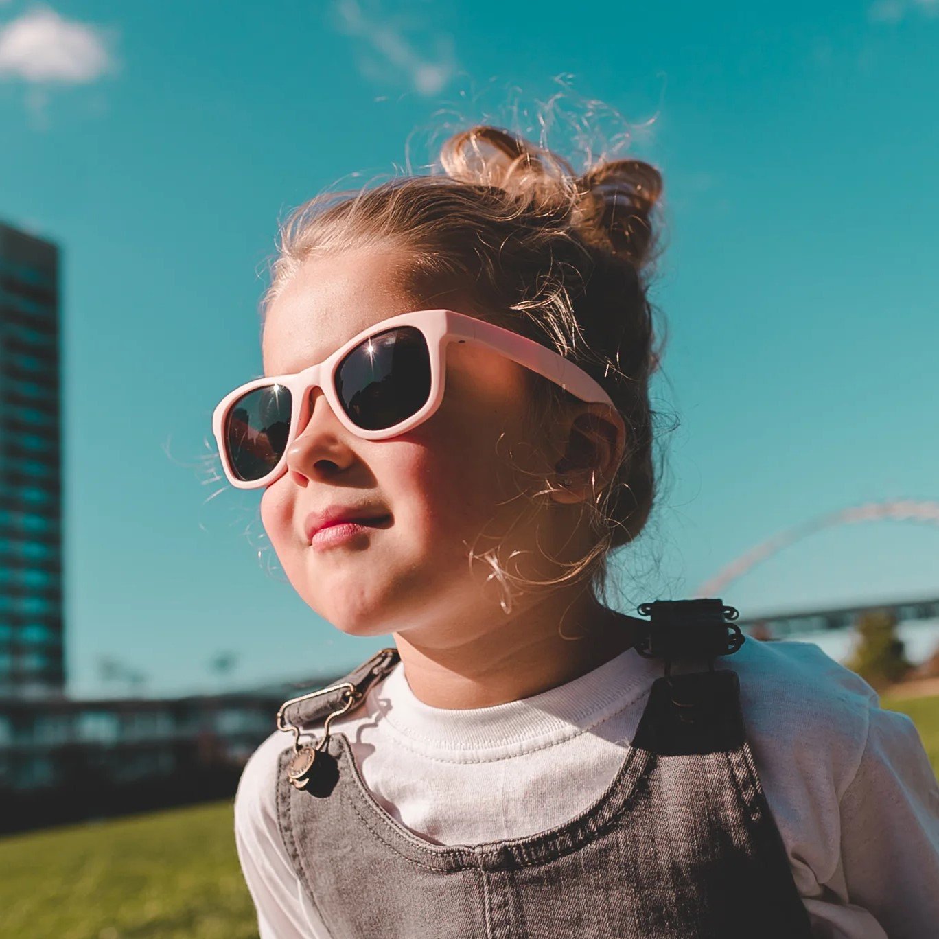 LENTES SOL REAL SHADES NIÑOS SURF 2+ ROSADO - 4