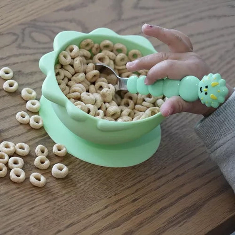 PACK DE 2 BOWLS CON SUCCION DE SILICONA - VERDE - 2
