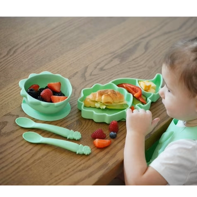PACK DE 2 BOWLS CON SUCCION DE SILICONA - VERDE - 5