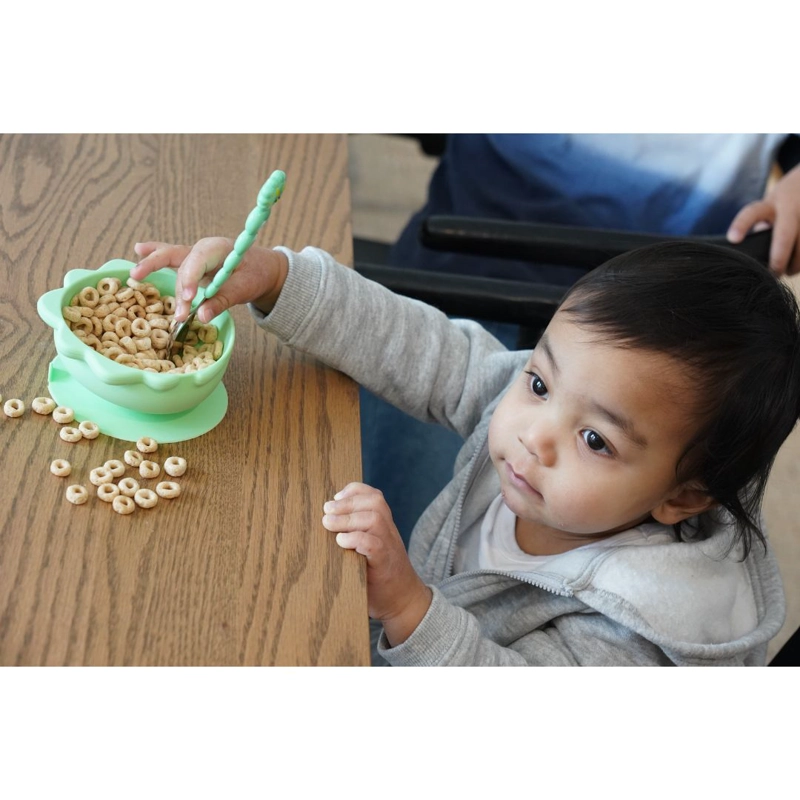PACK DE 2 BOWLS CON SUCCION DE SILICONA - VERDE - 6