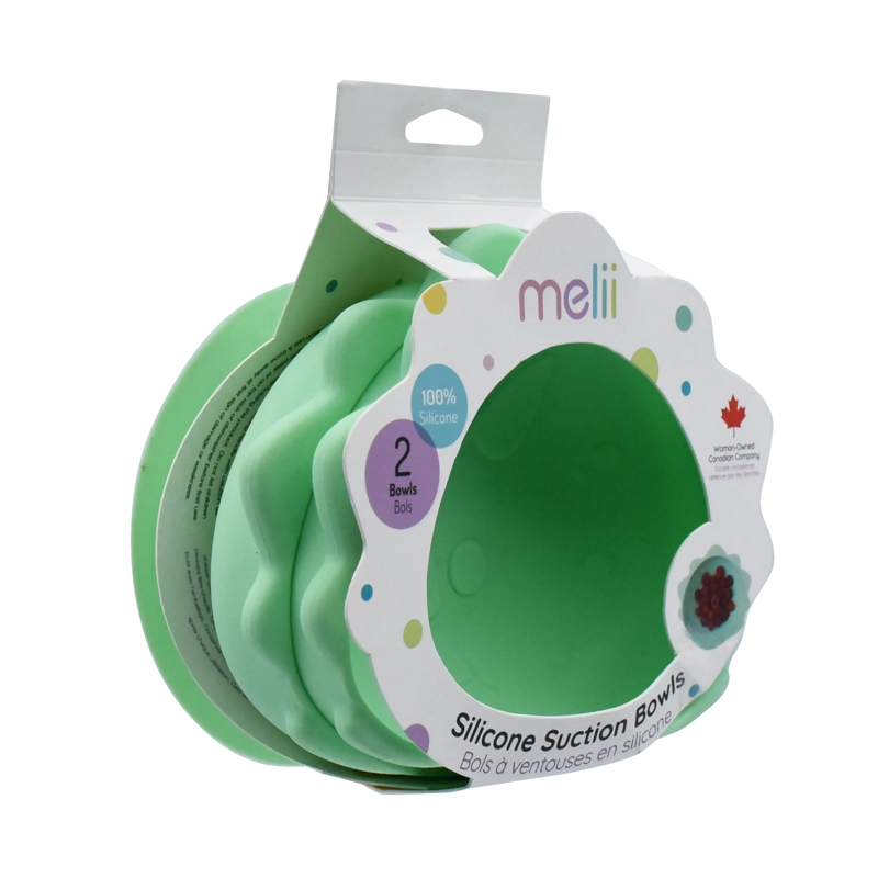 PACK DE 2 BOWLS CON SUCCION DE SILICONA - VERDE - 7
