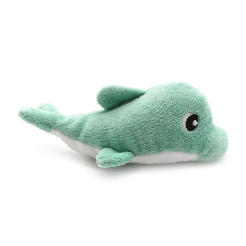 PELUCHE DELFÍN TOFOU MAMÁ Y BEBÉ - MENTA - 4
