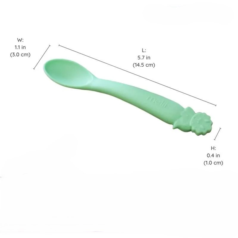 PACK DE 4 CUCHARAS DE SILICONA AZUL, VERDE Y GRIS - 7
