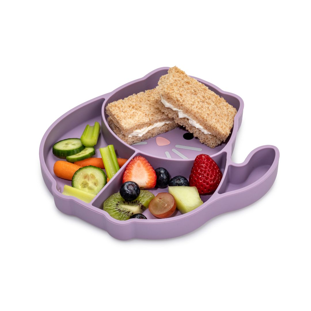 PLATO DE SILICONA CON SUCCIÓN GATO - 2