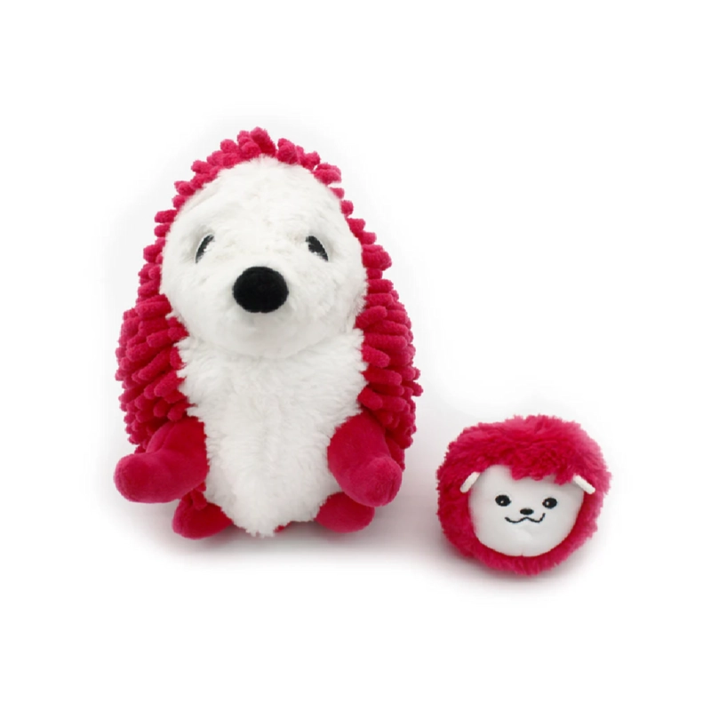 PELUCHE ERIZO PIKTOU MAMA Y BEBE  - FUCSIA - 5