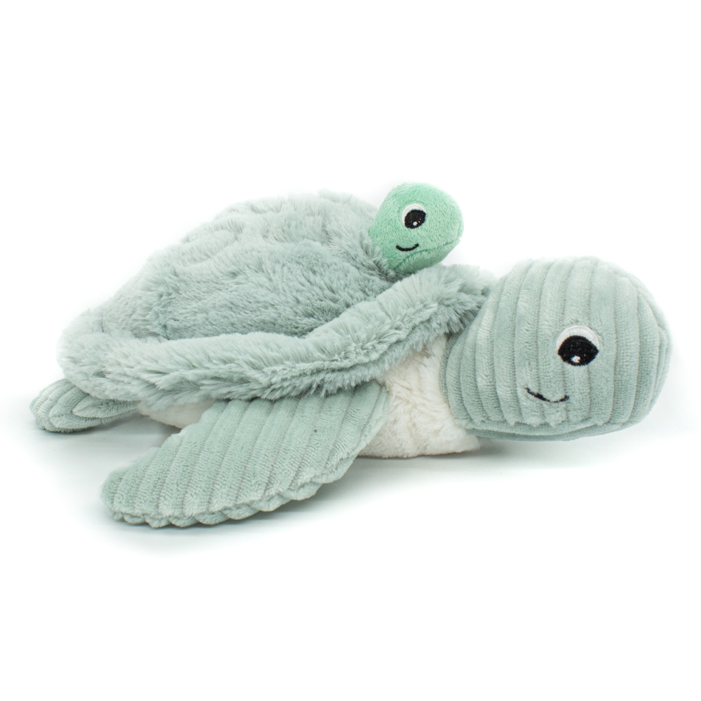 PELUCHE TORTUGA SAUVENOU MAMÁ Y BEBÉ - MENTA - 3