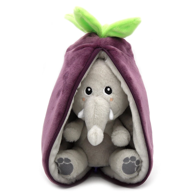 PELUCHE VELVET EL ELEFANTE – BERENJENA - 1