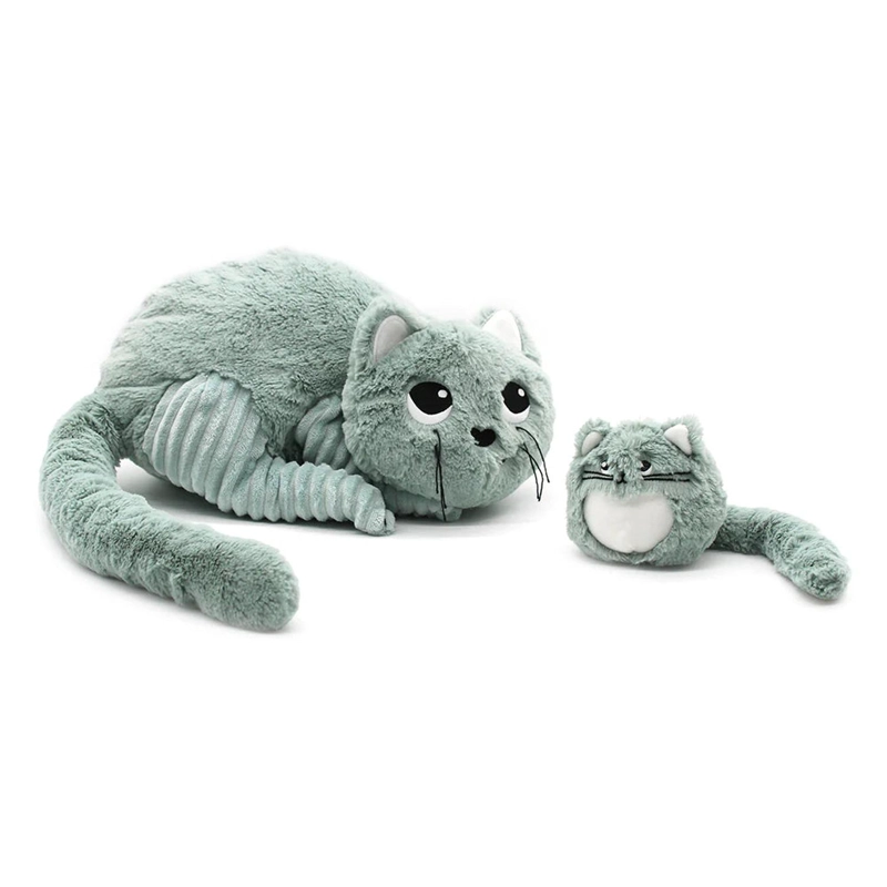 PELUCHE GATO MIAOU MAMA Y BEBE  - MENTA - 5