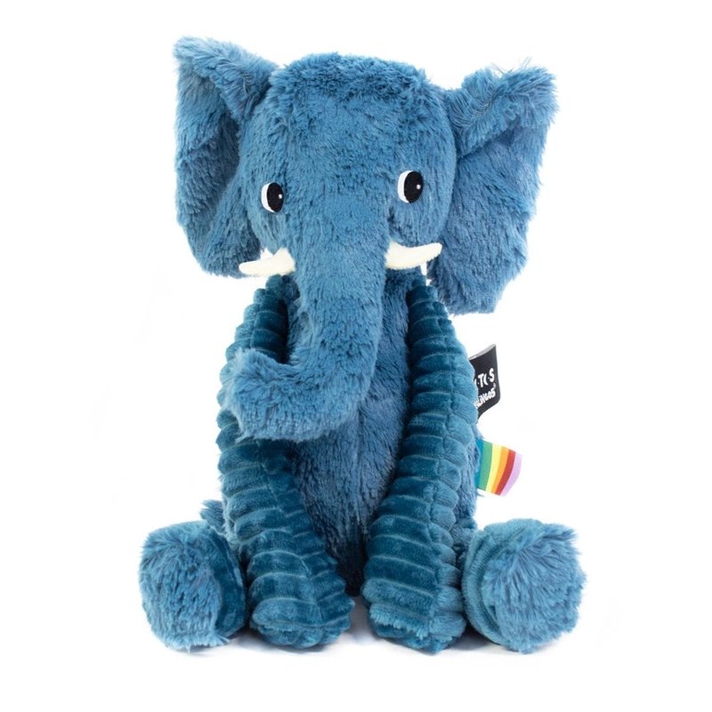 PELUCHE ELEFANTE DIMOITOU - AZUL - 1