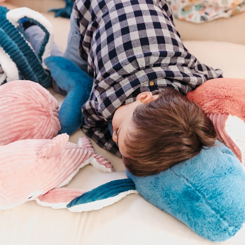 PELUCHE BALLENA GRAVILLOU MAMA Y BEBE  - AZUL - 6