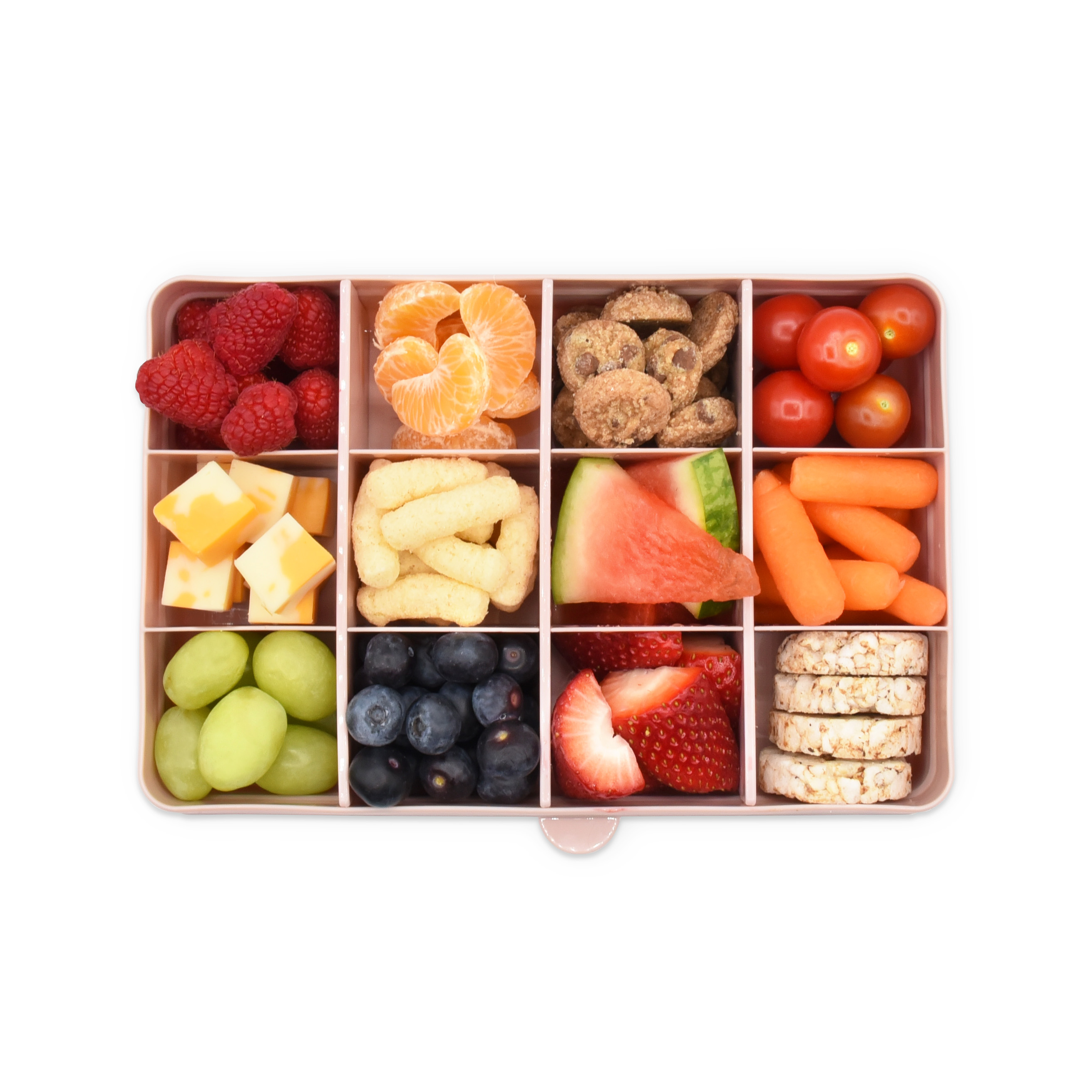 CAJA CONTENEDORA PARA SNACKS ROSADO - 2