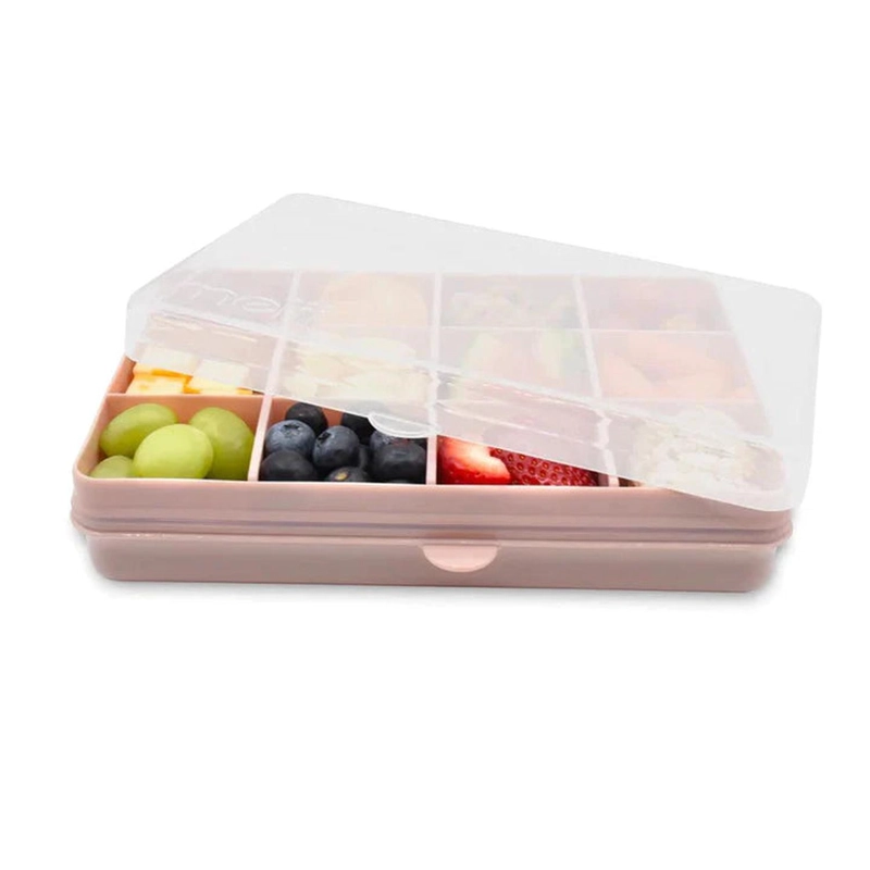 CAJA CONTENEDORA PARA SNACKS - ROSADO - 4