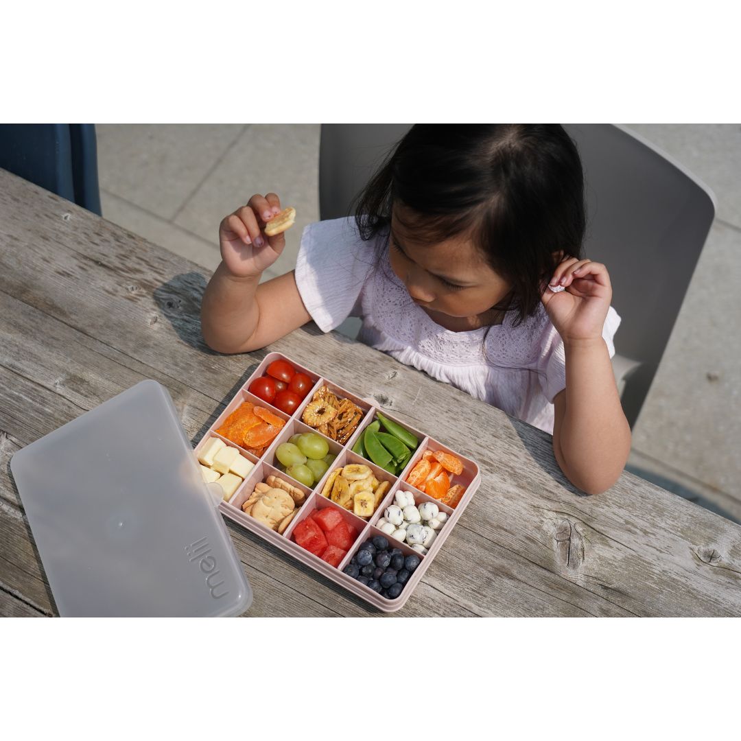 CAJA CONTENEDORA PARA SNACKS ROSADO - 6