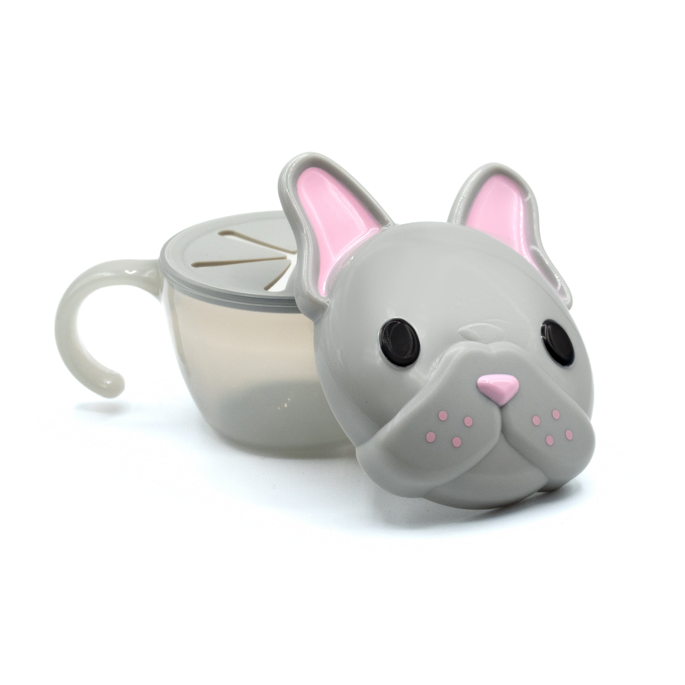 CONTENEDOR DE SNACKS ANTI-DERRAME - BULLDOG - 1