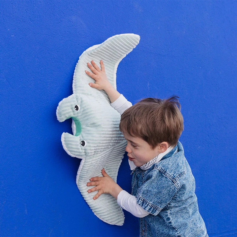 PELUCHE MANTARRAYA MENTALOU MAMA Y BEBE  - MENTA - 4