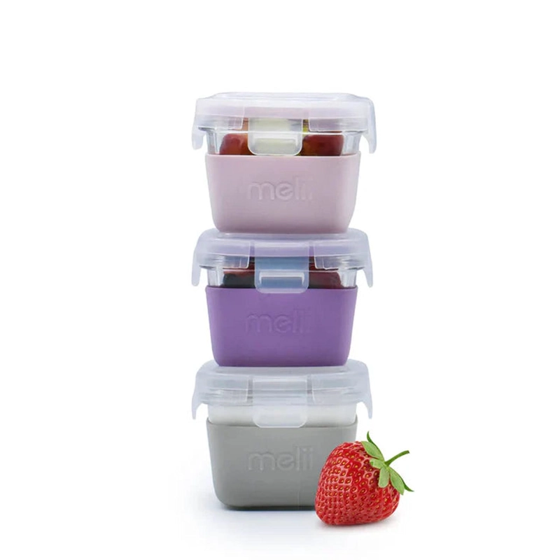 PACK DE 3 RECIPIENTES DE VIDRIO 160 ML - 3