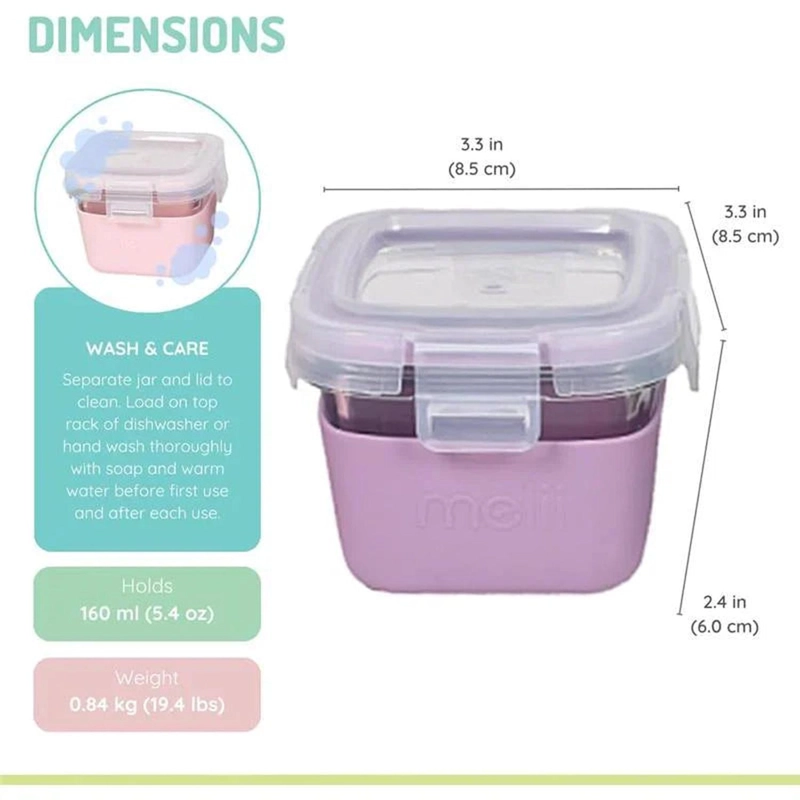 PACK DE 3 RECIPIENTES DE VIDRIO 160 ML - 4