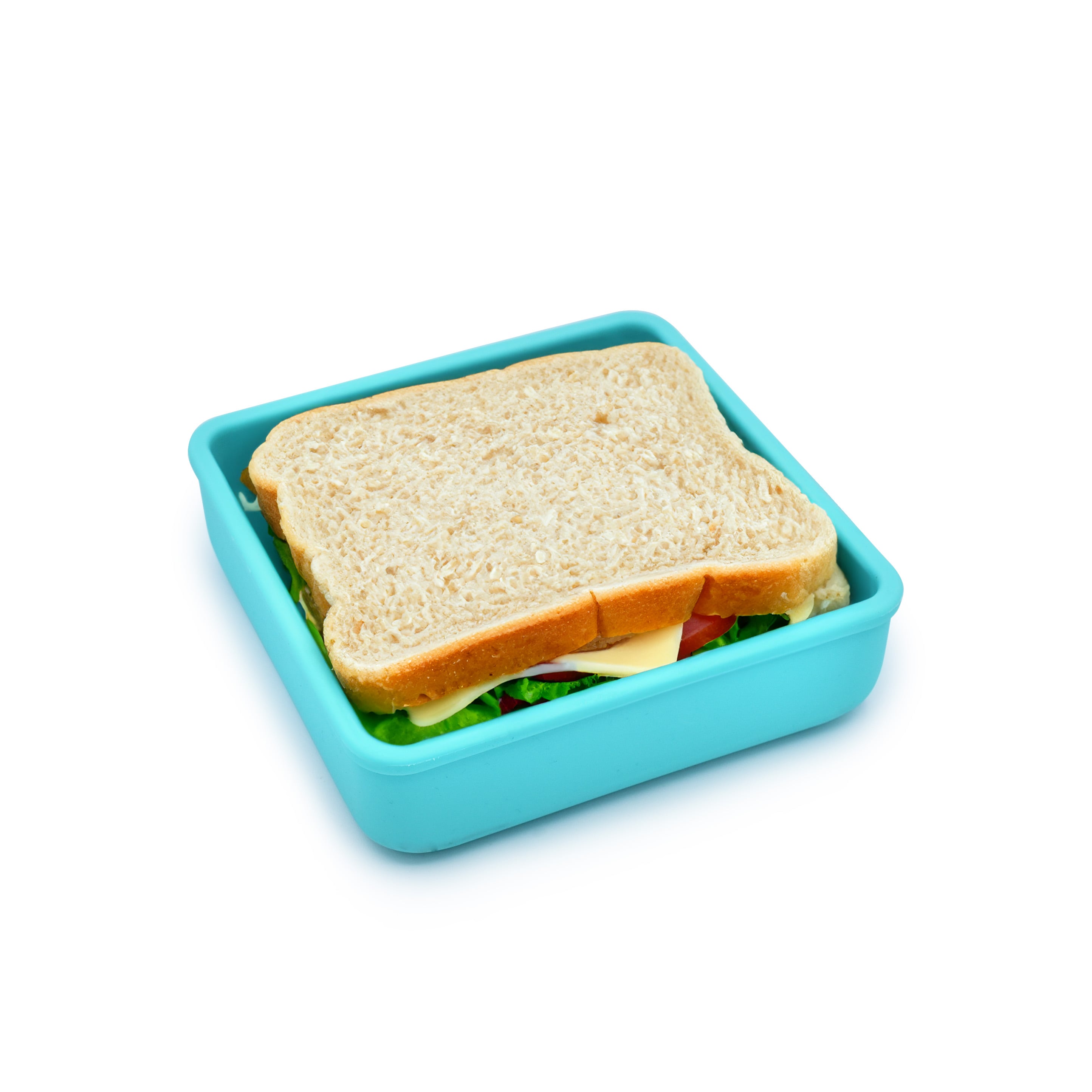 CONTENEDOR DE SILICONA PARA SANDWICH AZUL - 2
