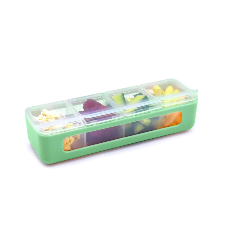 CONTENEDOR DE 4 COMPARTIMIENTOS MENTA - 1