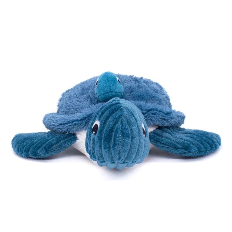 PELUCHE TORTUGA SAUVENOU MAMA Y BEBE  - AZUL - 1