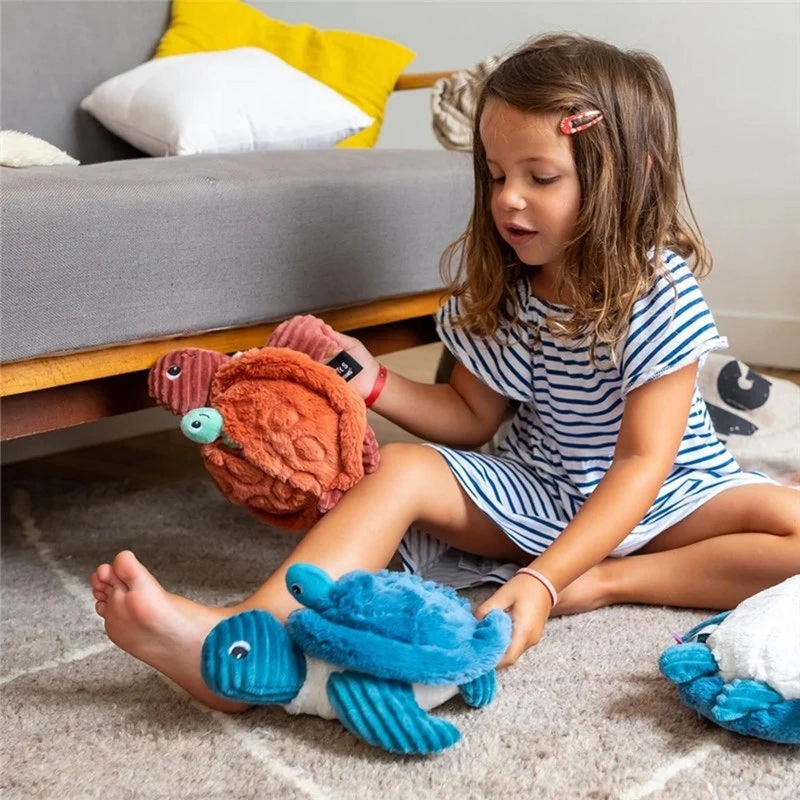 PELUCHE TORTUGA SAUVENOU MAMA Y BEBE  - AZUL - 2